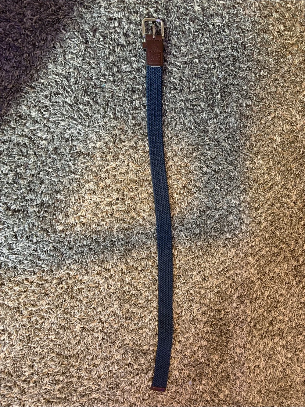 Navy Sport belt stretchy and adjustable